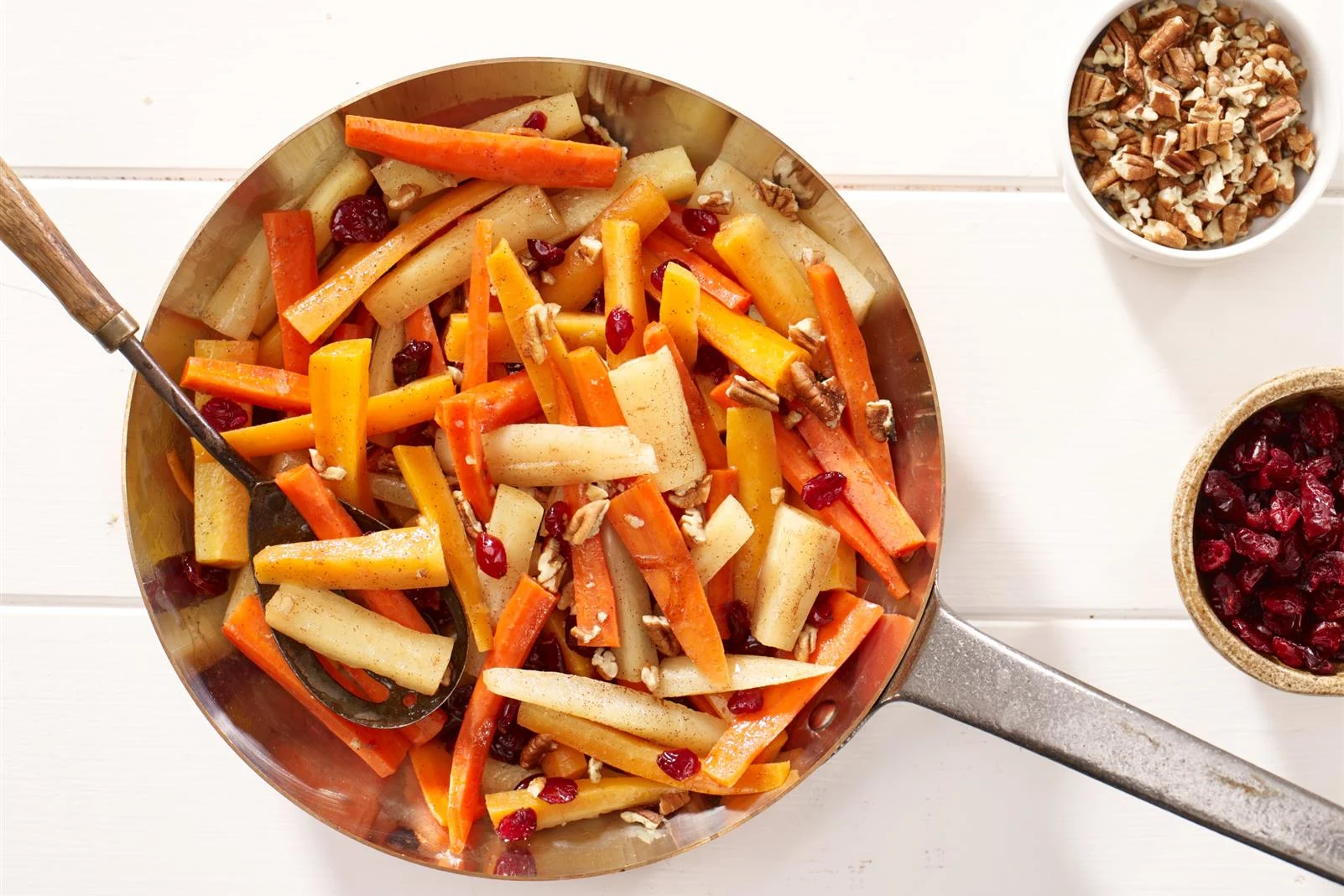 Carottes sautées aux cranberries