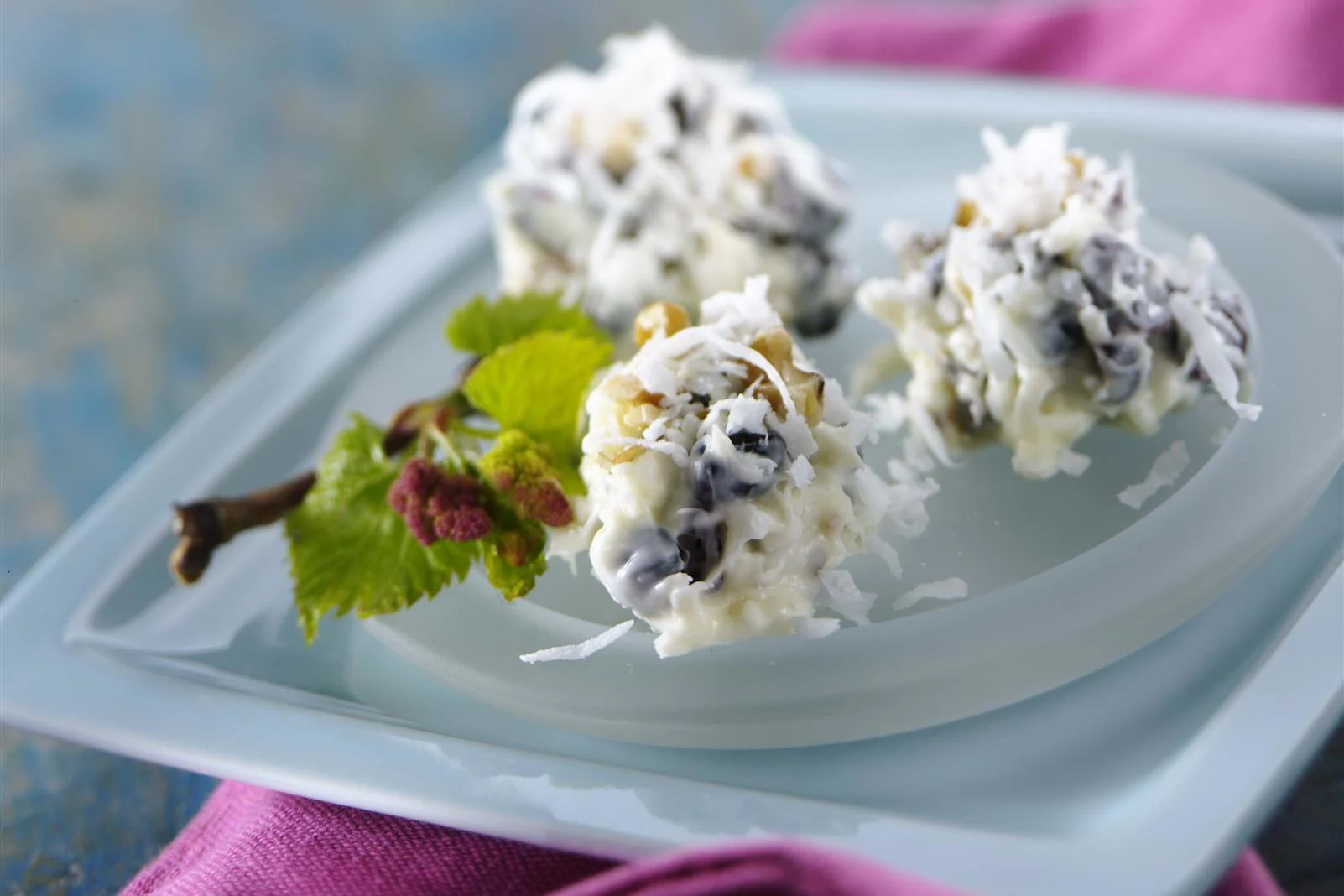 Bouchées au chocolat blanc