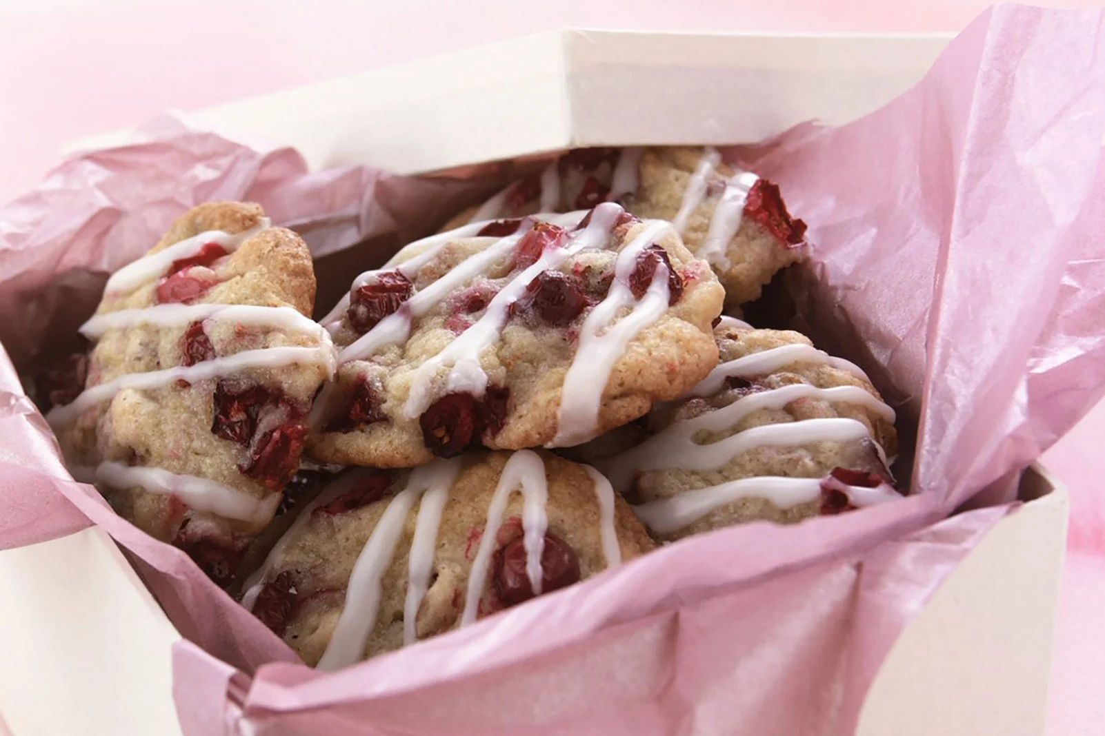 Cookies à  la Cranberry et au Gingembre