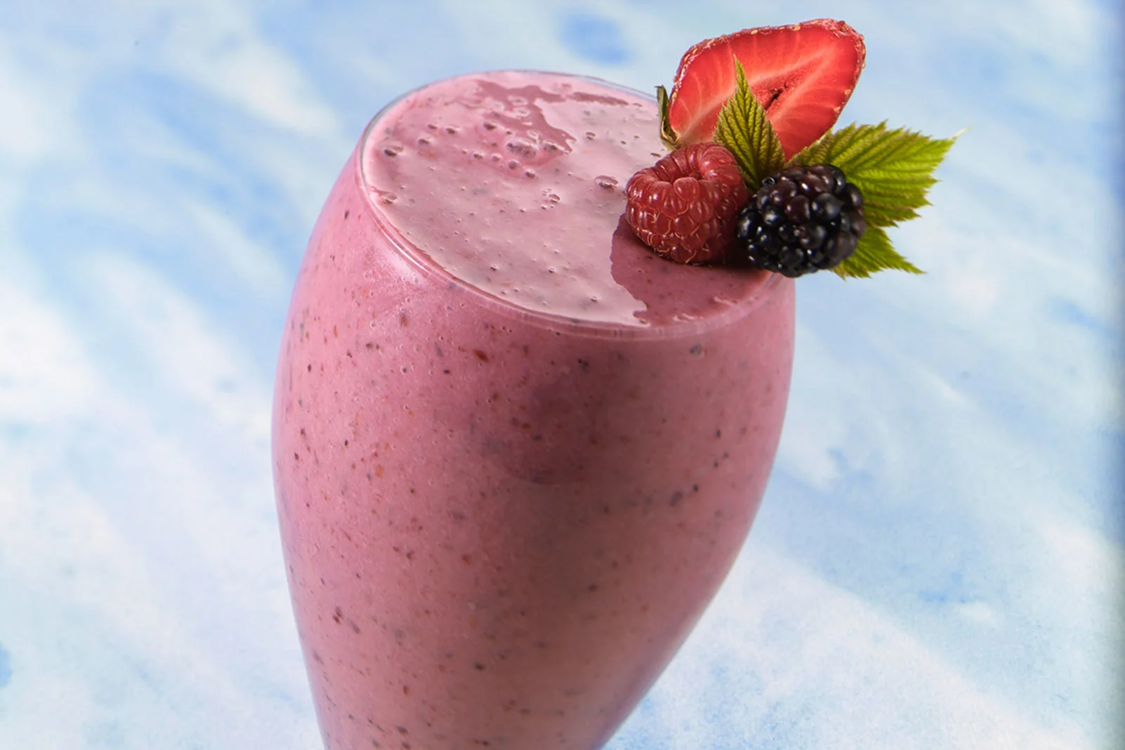 Smoothie aux fruits rouges