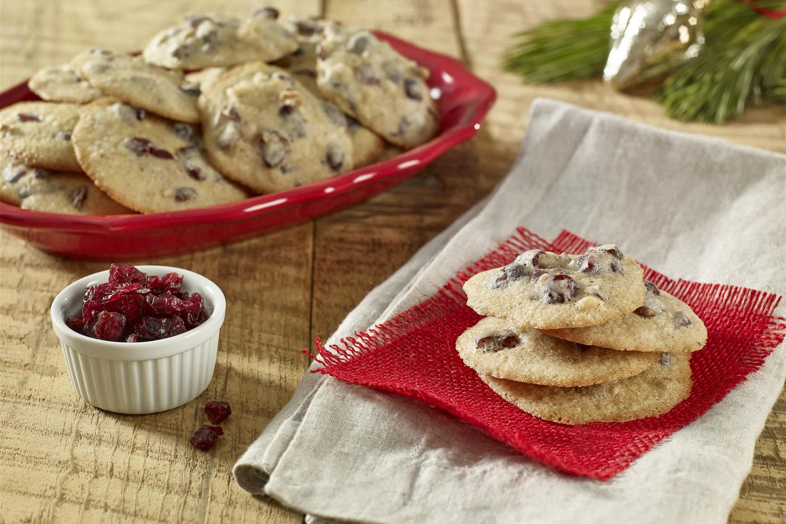 Biscuits festifs aux cranberries